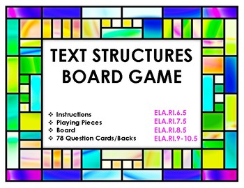 Preview of Text Structures Board Game