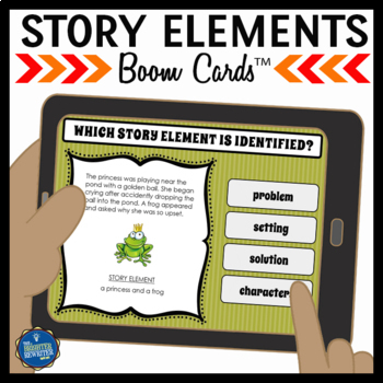 Preview of Story Elements Boom Cards