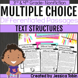 Text Structures Differentiated Reading Passages 3rd 4th Gr