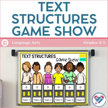 Preview of Text Structures Jeopardy-Style Review Game Show
