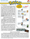 Text Structures Newsletter:  Pokémon Edition
