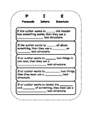 Text Structures Notebook Page