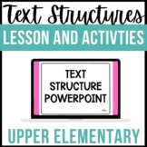 Text Structures  PowerPoint Lesson and Activities