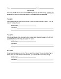 Text Structure Quiz Worksheets & Teaching Resources | TpT