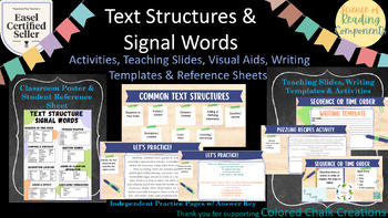 Preview of Text Structures | Signal Words | Transition Words