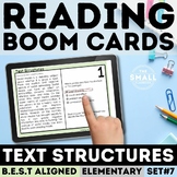 Text Structures Task Cards Digital Boom Cards