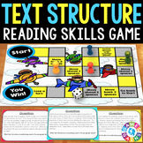 Nonfiction Text Structures Passages Task Cards Game Activi