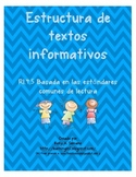Non Fiction Text Structures in Spanish ( No Prep / Common 