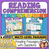 Close Reading Comprehension BUNDLE - Passages and Question