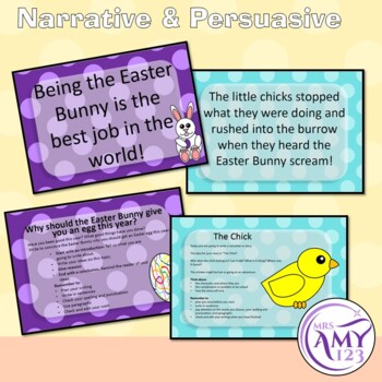 Text Type Writing Easter Prompts - Poetry, Persuasive and More! by Mrs ...