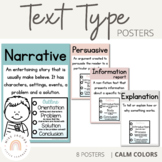 Text Types | MODERN RAINBOW Color Palette | Calm Colors Decor