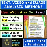 Text, Video, & Image Analysis: Lesson Plans & Handouts - A