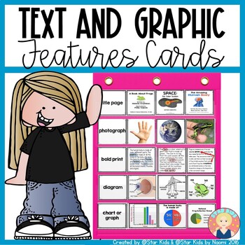 Preview of Text and Graphic Features | PICTURE CARDS FOR POCKET CHARTS AND POSTERS
