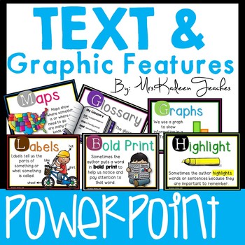 Preview of Text and Graphic Features Powerpoint