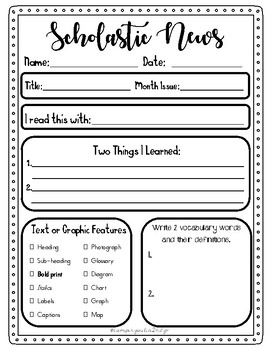 Scholastic News Worksheets Activity Graphic Organizers History