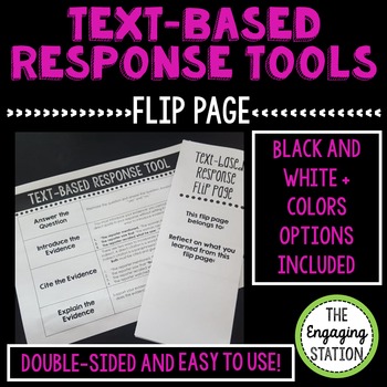 sided foldable response tool based double text preview