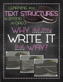 Text structures: why did they write it that way?