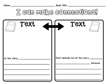 Preview of Text to Text Graphic Organizer