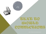 Text to World Connections