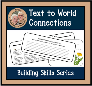 Preview of Text to World Connections grade 4-5