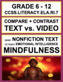 Text vs. Film Compare + Contrast with SEL Nonfiction Artic