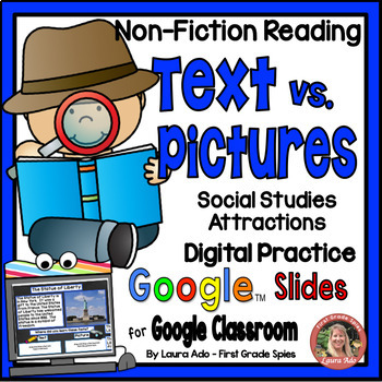 Preview of Text vs. Pictures Digital Practice with Attractions RI.1.6