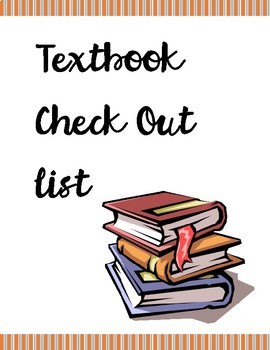 Preview of Textbook Check Out List