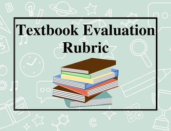 Preview of Textbook Evaluation Rubric
