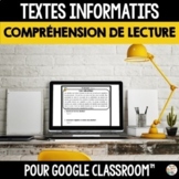 Textes informatifs - numérique pour Google Classroom™ - Fr