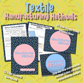 Preview of Textile Construction Techniques | Family and Consumer Science | FCS | Sewing