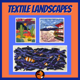 Textile Landscapes Sewing Art Project Middle School Art Hi