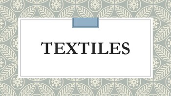 Preview of Textiles Presentation - Fashion Design