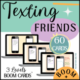 Texting Friends Social Skills |  Autism SPED | 3 Levels | BOOM 