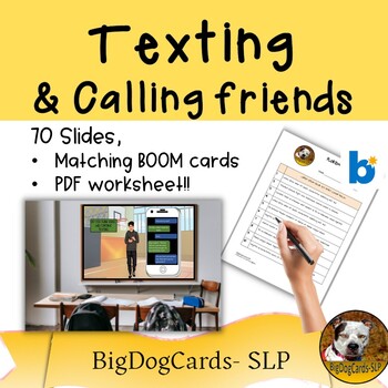 Preview of Texting and Cell Phone Etiquette GOOGLE, BOOM and WORKSHEETS Lesson