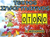 Textos informativos otoño Fall Informative in Spanish
