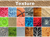 Texture (Implied vs. Actual) Power Point Presentation Less