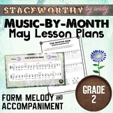 Texture Melody & Accompaniment Lesson Plans - Grade 2 Music - May