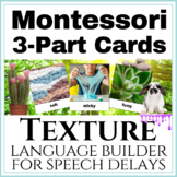 Texture Montessori 3 Part Cards