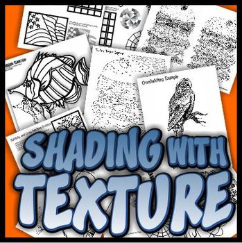 Preview of Shading with Texture - Crosshatching, Pointillism, Etc...