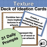 Texture Themed Art Prompts Ideation Card Deck