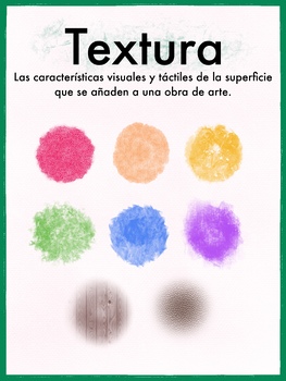 Preview of Texture poster, Spanish