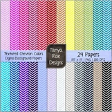 Textured Chevron Colors: Digital Background Papers