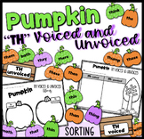 Th Voiced and Unvoiced Fall Sorting Activity and Worksheet