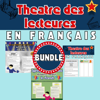 Preview of Théâtre des lecteurs - French Immersion Readers Theater BUNDLE / Holidays Season