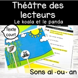 Théâtre des lecteurs décodable et court - ai ou an - Frenc