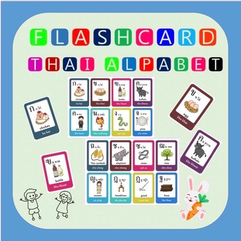 Preview of Thai Alphabets Flashcards