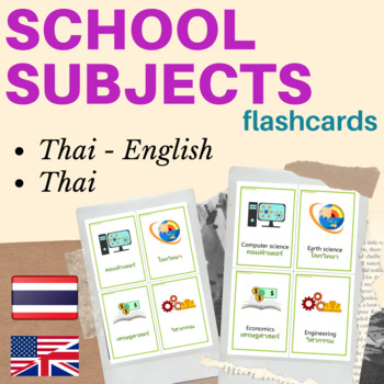 thai flashcards school subjects by language forum tpt free printable anatomy