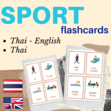 Thai flashcards sports
