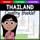 Thailand Copywork, Activities, and Country Booklet