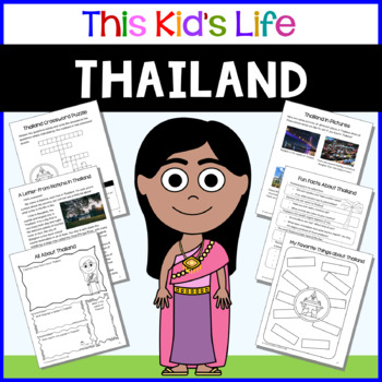 Preview of Thailand Country Study: Reading & Writing + Google Slides/PPT Distance Learning